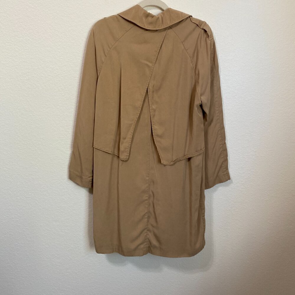 Topshop Lightweight Split Back Duster Coat Size U… - image 8